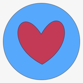 Heart In A Circle Clipart, HD Png Download, Transparent PNG