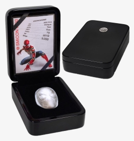 Spider Man Mask Marvel 2 Oz Silver Coin 5$ Fiji - Box, HD Png Download, Transparent PNG