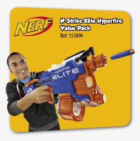 151890 Nerf N Stirke Elite Hyperfire - Newest Nerf Gun, HD Png Download, Transparent PNG