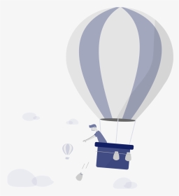 Diesdas Digital Zukunftsfonds Illustration Ballon 1 - Hot Air Balloon, HD Png Download, Transparent PNG