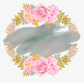 #ftestickers #watercolor #wreath #floral #pink - Flower Background Circle Design Png, Transparent Png, Transparent PNG