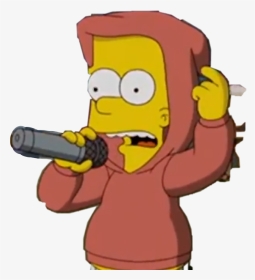 #bart #simpson #rap #asthetic #stock #freetoedit - Bart Simpson Rap Png, Transparent Png, Transparent PNG