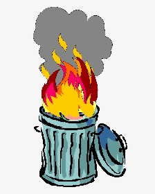 Burning Money Clipart Picture Transparent Library 28 - Burning Trash Clipart, HD Png Download, Transparent PNG