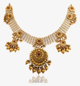 Antique Floral Grace Gold Necklace, HD Png Download, Transparent PNG