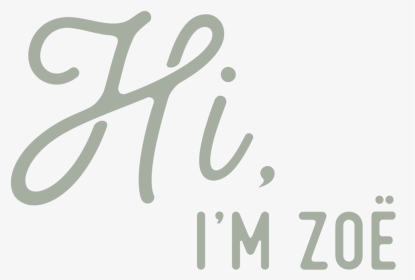 Hi, I M Zoe - Calligraphy, HD Png Download, Transparent PNG