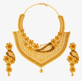 22k Gold Necklace Set - Necklace, HD Png Download, Transparent PNG