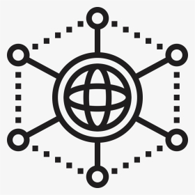 Our Network - White Blockchain Icon Png, Transparent Png, Transparent PNG