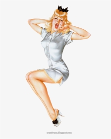 Pin Up Girl Clipart - Nose Art Pin Up Hd, HD Png Download, Transparent PNG