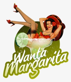 Drinking Pin Up Girl, HD Png Download, Transparent PNG