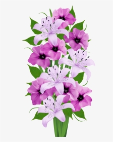 Пурпурный Букет - Цветы, Букет - Purple Wedding Flowers Png, Transparent Png, Transparent PNG