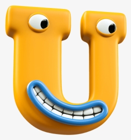 Smile Font - Letter U With A Smile, HD Png Download, Transparent PNG