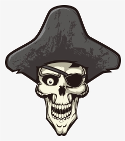 Skull Calavera Piracy Euclidean Vector - Minimalist Wallpaper Pirate, HD Png Download, Transparent PNG