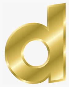 Alphabet D Gold, HD Png Download, Transparent PNG
