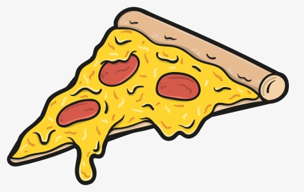 Lardel - Drippy Pizza Drawing, HD Png Download, Transparent PNG