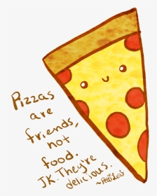 Pizzas Are Delicious By - Cute Easy Pizza Drawings, HD Png Download, Transparent PNG