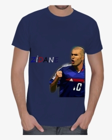 Zinedine Zidane Tişörtü Erkek Tişört Efsane Futbolcuyu - T-shirt, HD Png Download, Transparent PNG