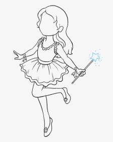 Drawing Fairies Boy - Line Art, HD Png Download, Transparent PNG