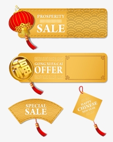Chinese New Year Sale Png, Transparent Png, Transparent PNG