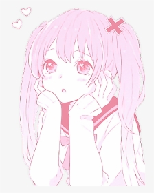 Pink Aesthetic Anime girl pfp Todoroki Sticker for Sale by otakubento2020   Redbubble