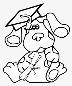 Blues Clues Christmas Coloring Pages Preschool Graduation Coloring Page Hd Png Download Transparent Png Image Pngitem
