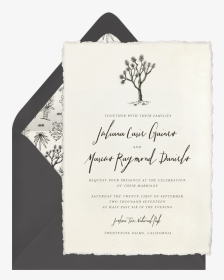 Joshua Tree Wedding Invitations, HD Png Download, Transparent PNG