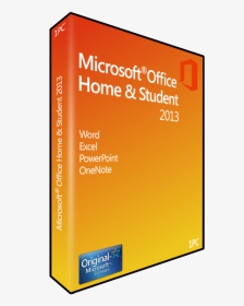 Microsoft Office 2013 Home & Student 1 Pc Licencia - Microsoft Office Professional Plus 2010, HD Png Download, Transparent PNG