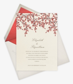 Cranberry Wedding Invitation - Card Multicolor Wedding Invitation Png, Transparent Png, Transparent PNG