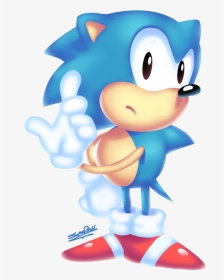 Ogcien3 - Classic Sonic Official Art Transparent PNG - 1221x1784 - Free  Download on NicePNG