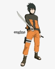 Sasuke In Naruto's Clothes, HD Png Download, Transparent PNG