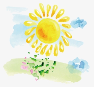 Painting Illustration Sunshine Design - Visual Arts, HD Png Download, Transparent PNG