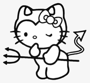 #angel #angelbaby #pink #cute #grunge #grungegirl #grungeaesthetic - Hello Kitty Coloring Pages Aesthetic, HD Png Download, Transparent PNG