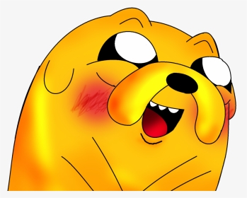 - Jake Adventure Time Blushing Clipart , Png Download - Adventure Time Jake Cute Transparent, Png Download, Transparent PNG