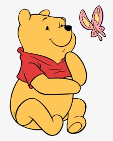 Winnie The Pooh Butterflies, HD Png Download, Transparent PNG
