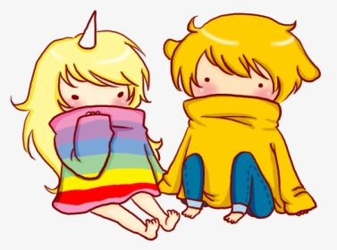 Lady And Jake - Human Lady Rainicorn And Jake, HD Png Download, Transparent PNG