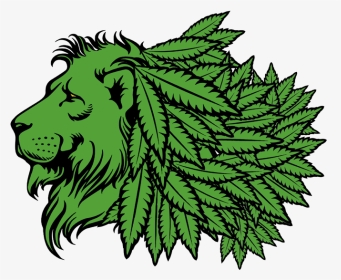 Transparent Lion Head Png - Lion Head Clipart Green, Png Download, Transparent PNG