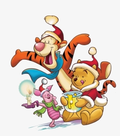 Winnie The Pooh - Merry Christmas Winnie The Pooh, HD Png Download, Transparent PNG