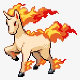 Rapidash Pixel Art, HD Png Download, Transparent PNG