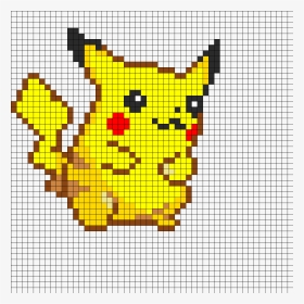 Pikachu Perler Bead Pokemon Patterns, HD Png Download, Transparent PNG