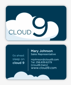 Full 2 Cloud 9 Cards - Cloud 9 Business Cards, HD Png Download, Transparent PNG