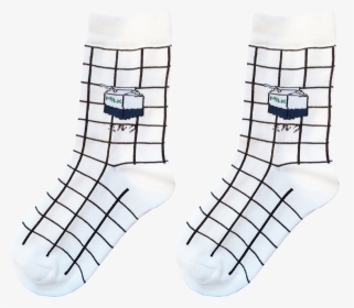milk grid socks