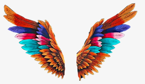 Angel Wings Colorful, HD Png Download, Transparent PNG