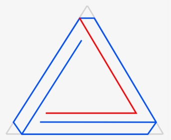 3d Shape Drawing Triangle, HD Png Download, Transparent PNG