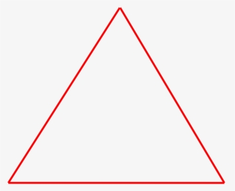 Sketch Pic Of Triangle, HD Png Download, Transparent PNG