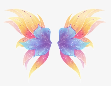 #wings #colorful #lighting #blingbling #glitter #angel - Stella Mythix Wings, HD Png Download, Transparent PNG