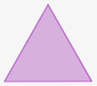 #triangle #purple #freetoedit #geometric #trigon #frame - Triangle, HD Png Download, Transparent PNG