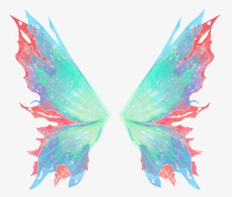 #fairy #fairywings #colorful #colorfulwings #angelwings - Winx Club Bloom Wings, HD Png Download, Transparent PNG
