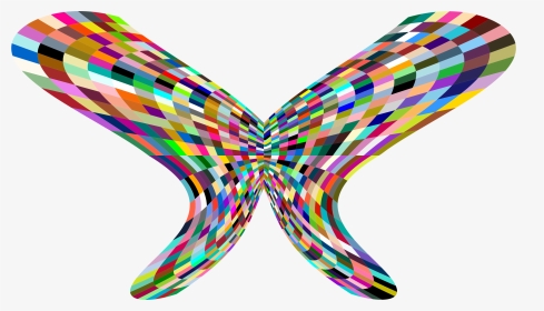 Colorful Geometric Butterfly Clip Arts, HD Png Download, Transparent PNG