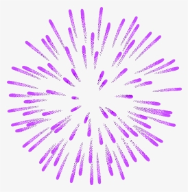 Fireworks Clipart Purple, HD Png Download, Transparent PNG