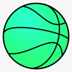 Half Basketball Outline Clipart Clip Art Free Download - Clipart Transparent Background Basketball, HD Png Download, Transparent PNG