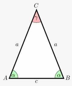Gleichschenkliges Dreieck Winkel Berechnen, HD Png Download, Transparent PNG